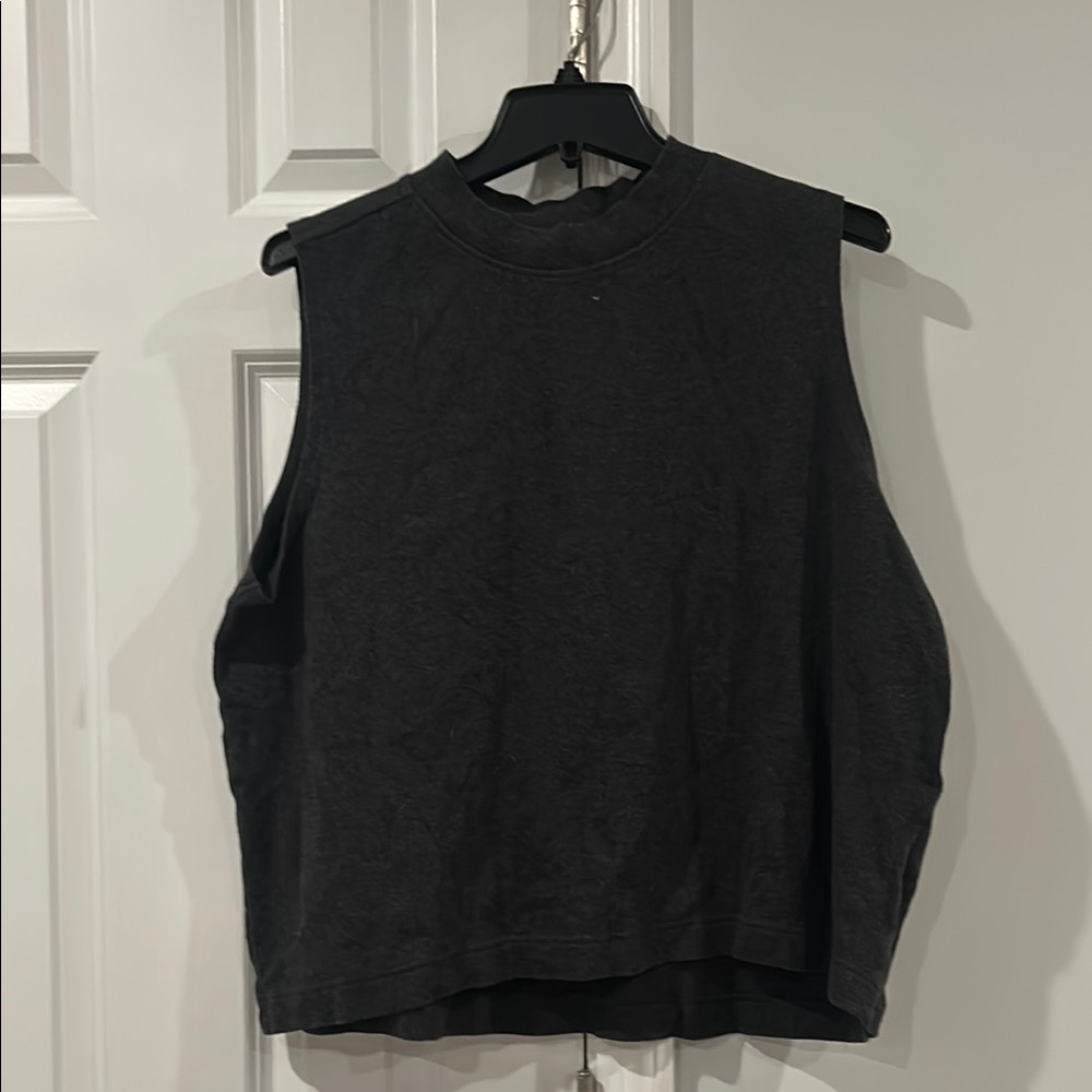 Pact Women's Black Sleeveless Tank Top